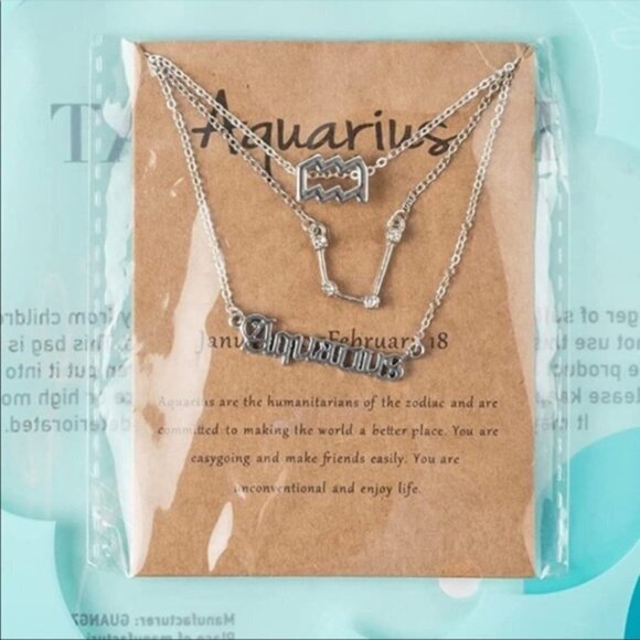 Set Of Aquarius Necklaces - Picture 2 of 3